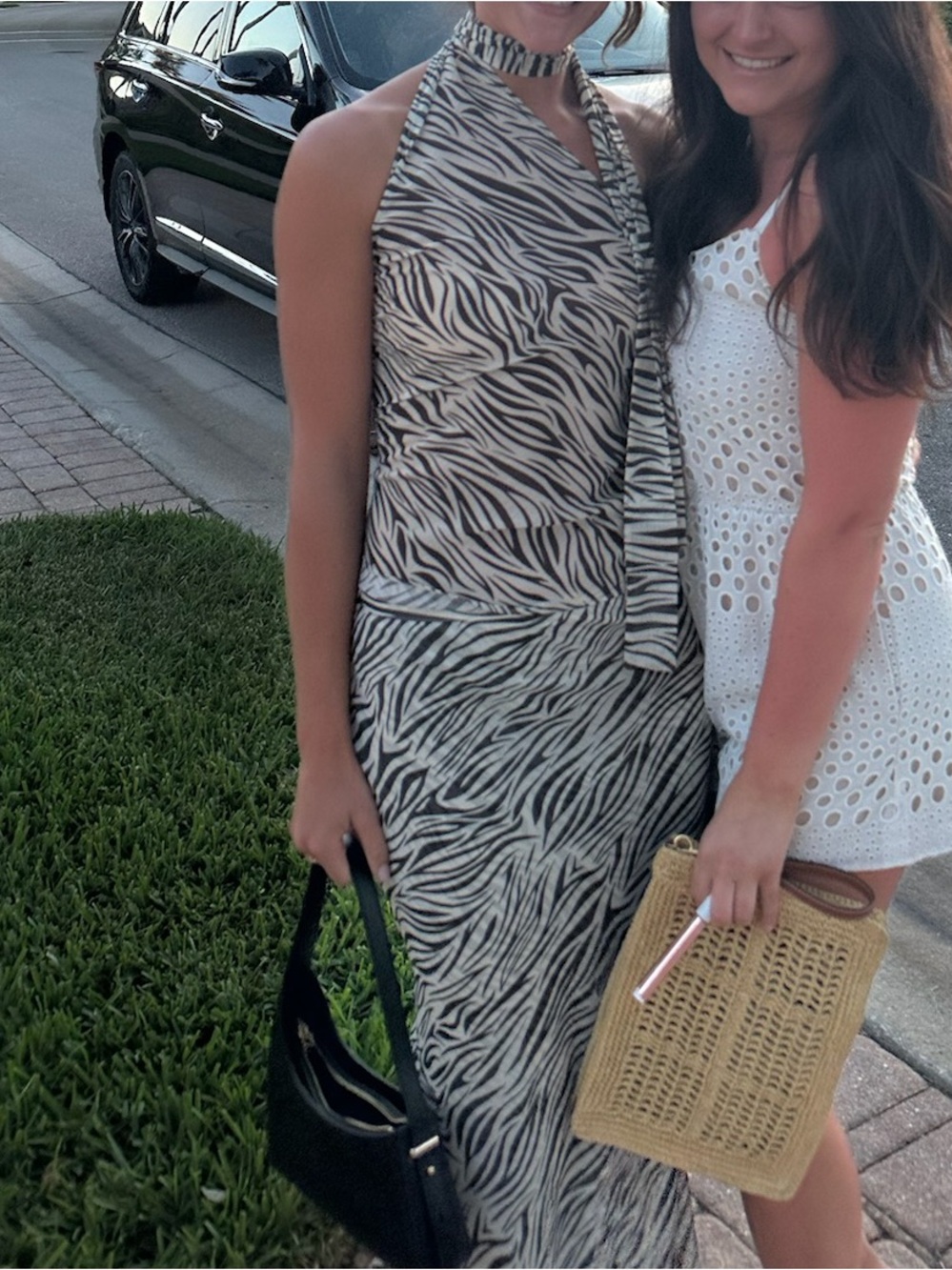 Lioness -Endless Maxi Skirt & Lux TieTop - Zebra - Size S - Picture 8 of 8